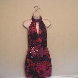 Bebe Dress XS Multi Colored